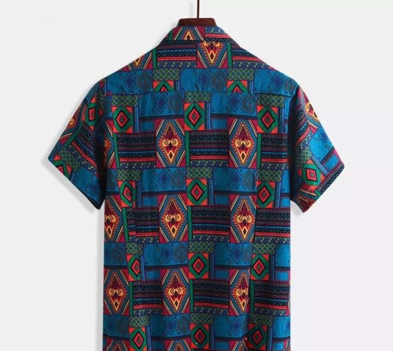 Beach shirt printed shirt men - Image 4