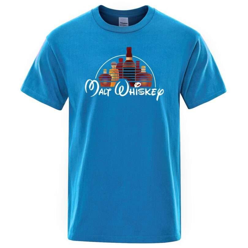 New Summer Cool TShirt Men Short Sleeve Malt Whiskey - Image 2
