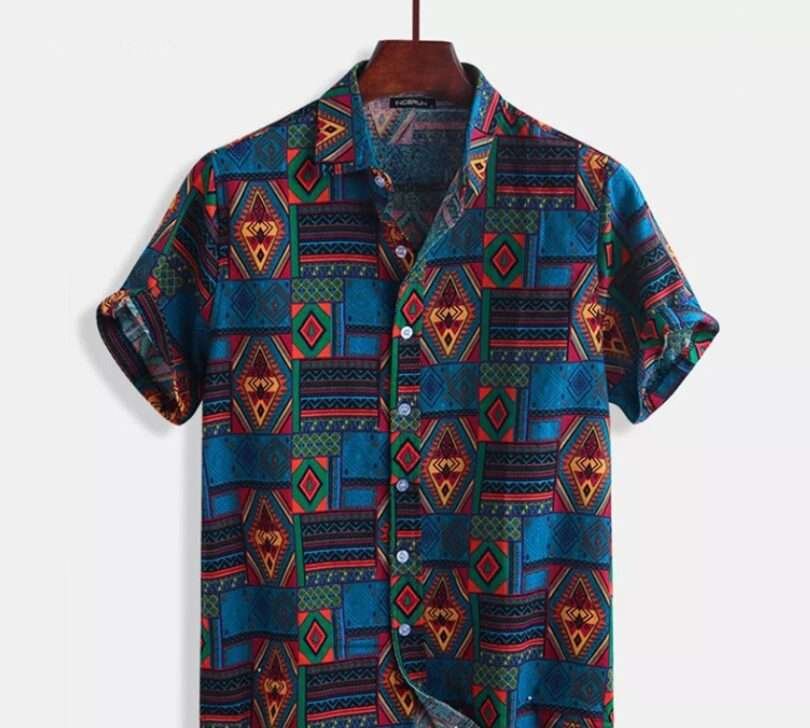 Beach shirt printed shirt men - Image 5