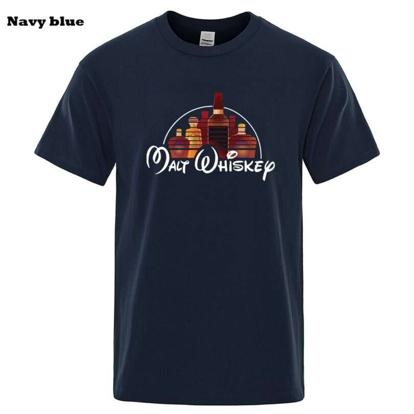 New Summer Cool TShirt Men Short Sleeve Malt Whiskey - Image 6