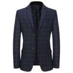 New Leisure Suits For Men Coat Plaid Fashion