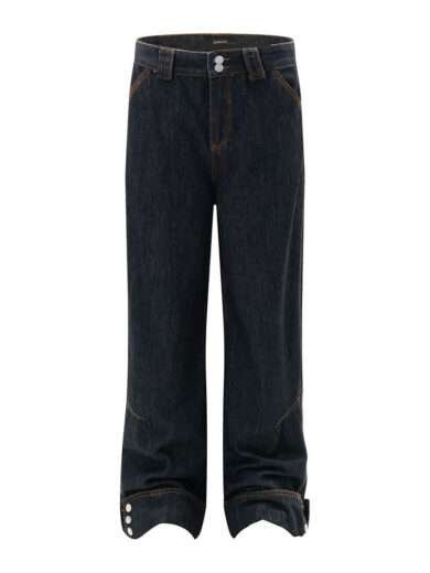 Fashion Personalized Work Clothes Denim Trousers Men
