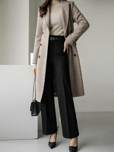 Winter Luxe Formal Set with Overcoat